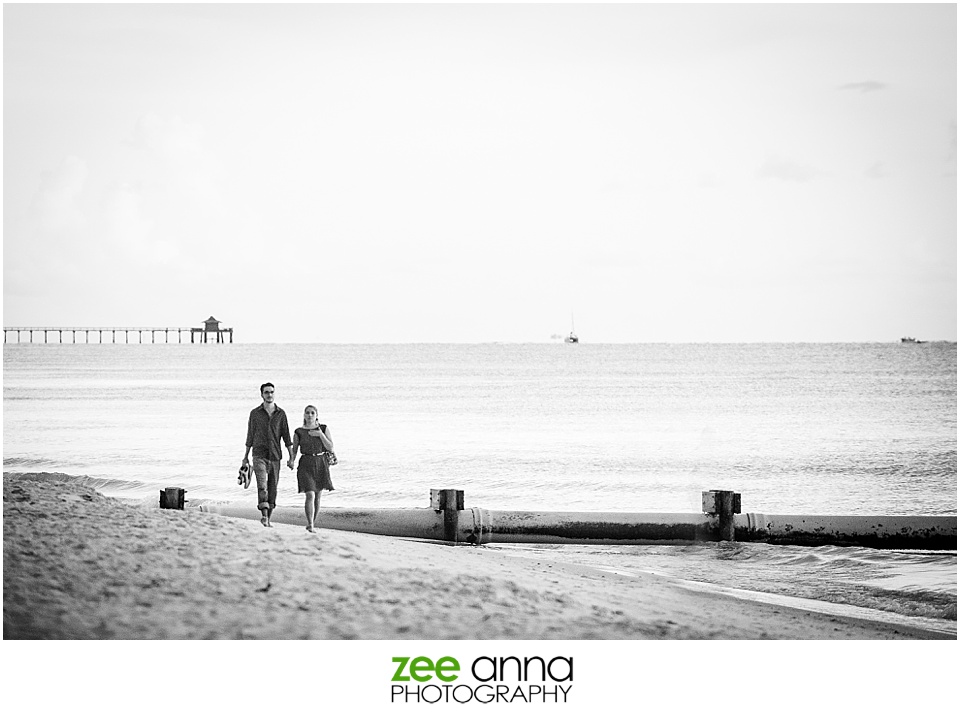 Naples wedding proposal at the Naples Beach & Golf Club Hotel by Zee Anna Photography