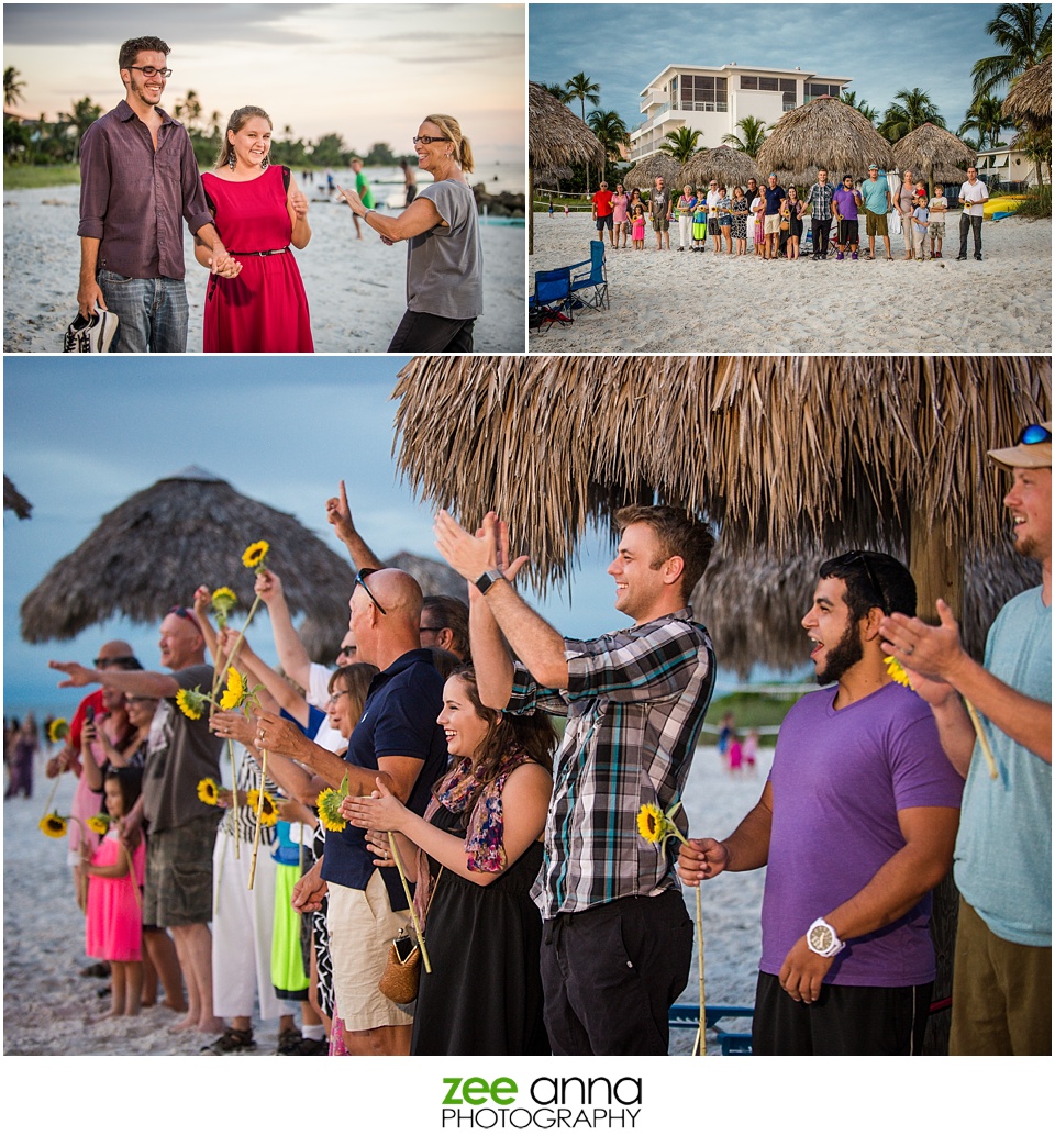 Naples wedding proposal at the Naples Beach & Golf Club Hotel by Zee Anna Photography