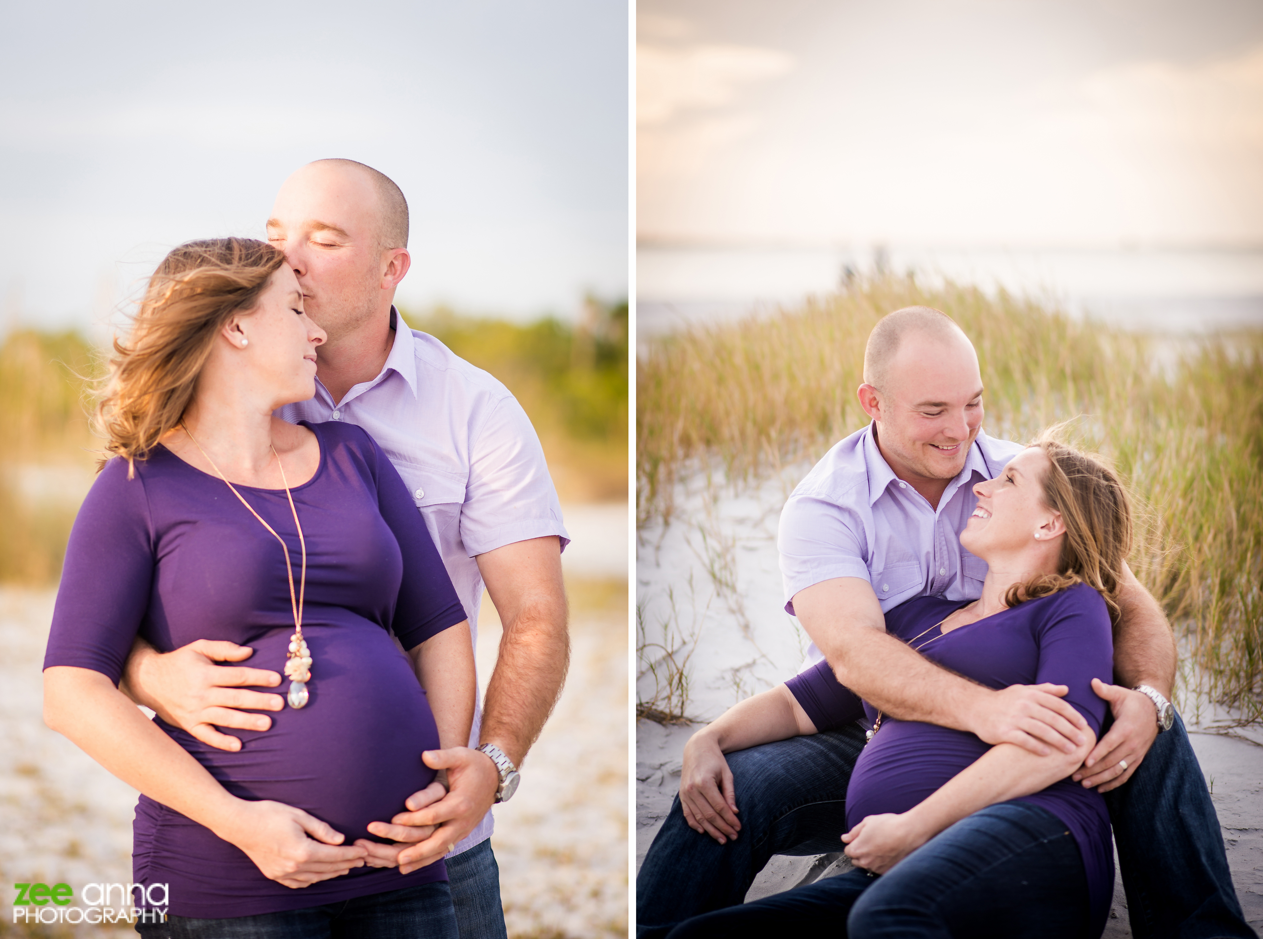 Fort Myers Beach Maternity Shoot - Zee Anna Photography