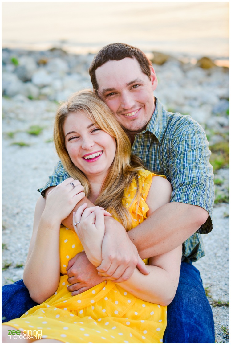 florida sunrise engagement session by zee anna photography