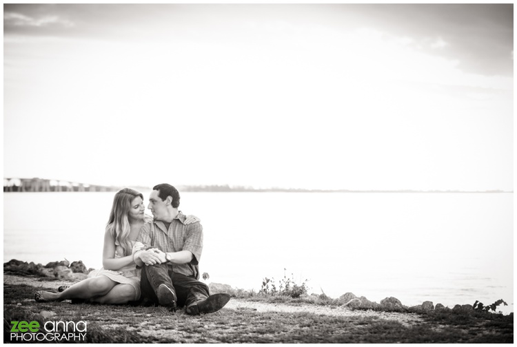 florida sunrise engagement session by zee anna photography