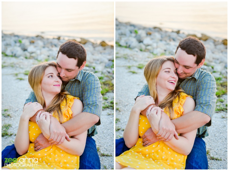 florida sunrise engagement session by zee anna photography