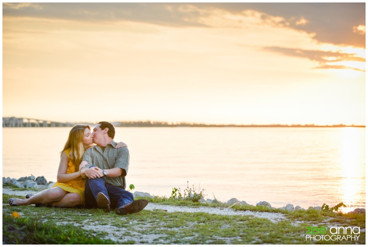 florida sunrise engagement session by zee anna photography