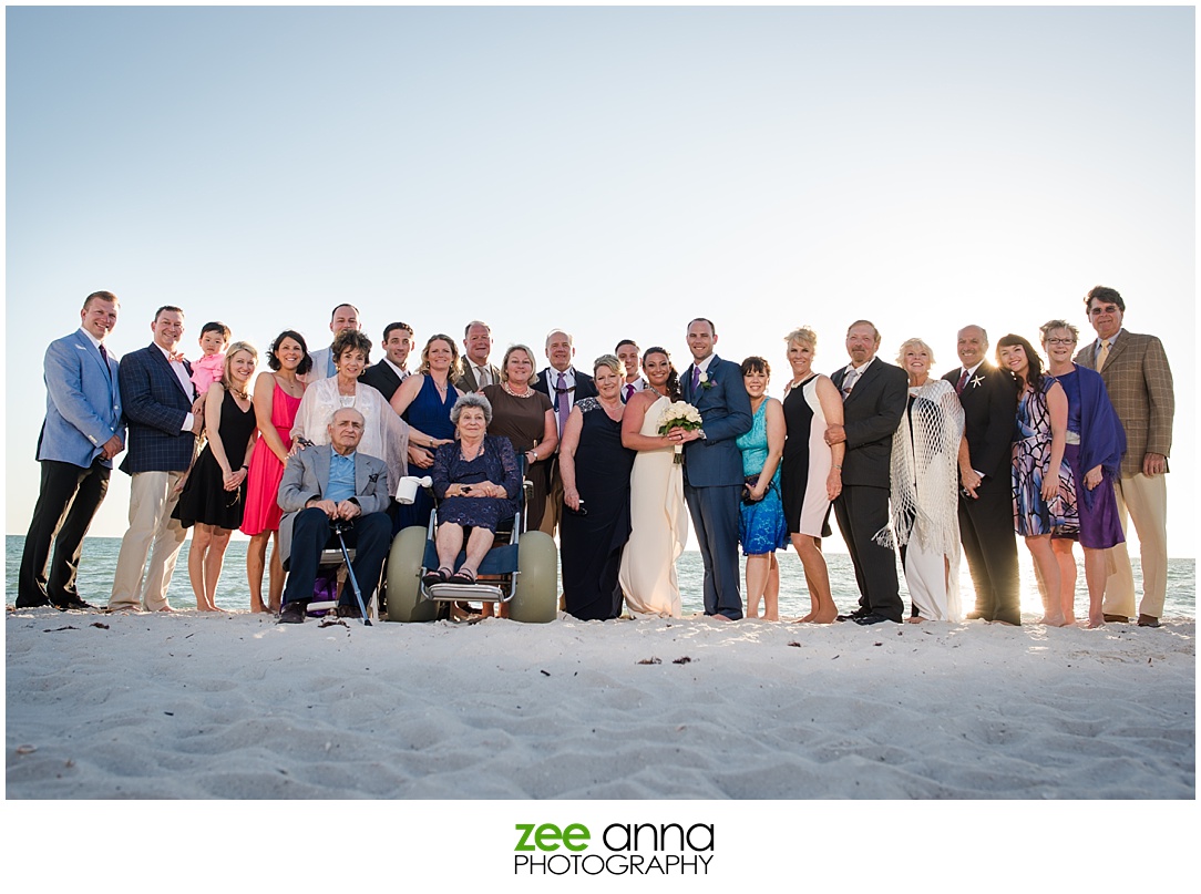 Naples Wedding at La Playa Beach Resort by Party Rox with Photography by Zee Anna Photography