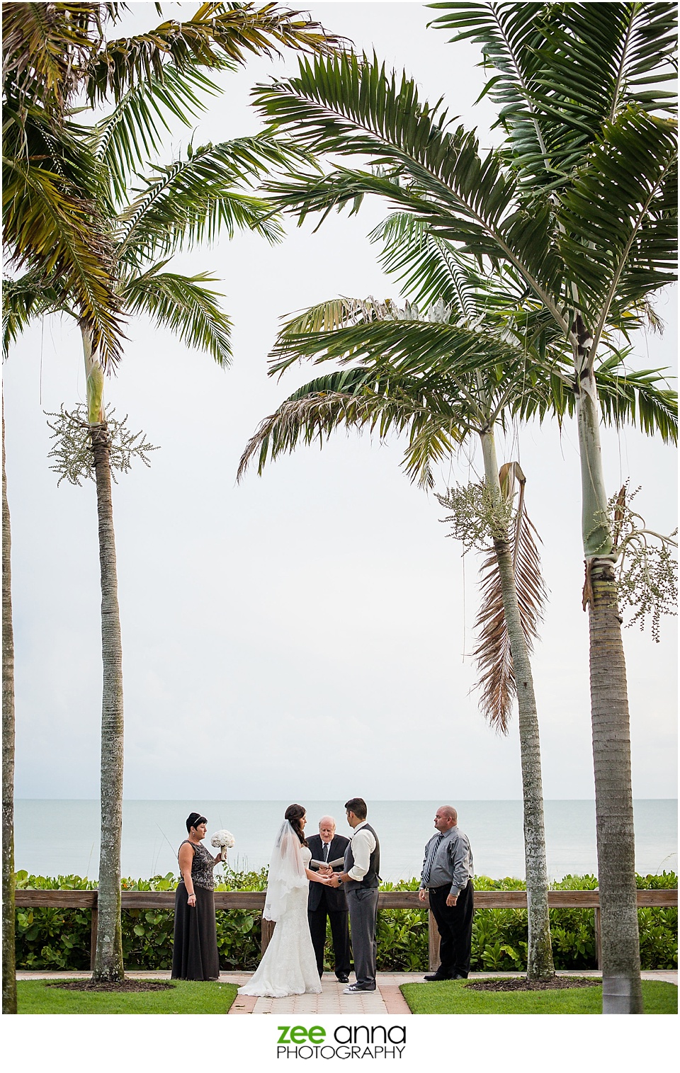 Naples Beach Wedding Photography by Zee Anna Photography on the beaches of Naples Florida