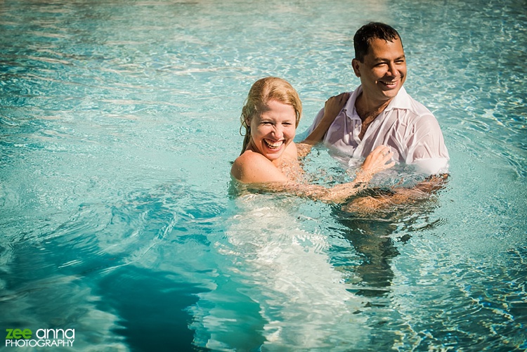 Underwater Anniversary shoot and beach shoot by Zee Anna Photography